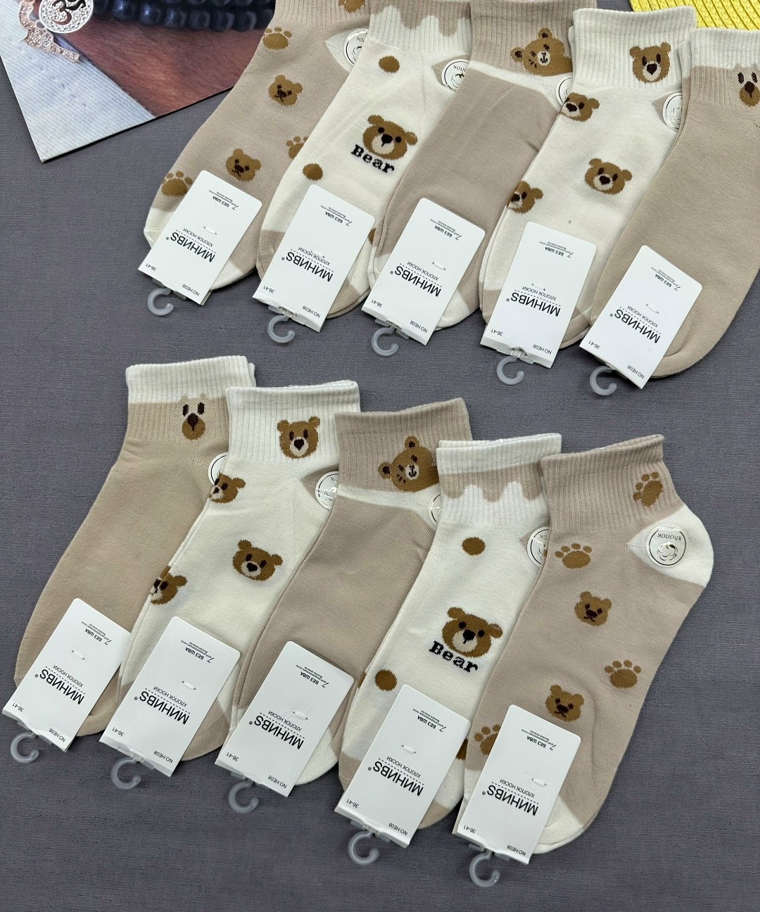 носки женские 10 пар,женские носки,комплект носки женские,носки женские 12 пар,короткие женские носки