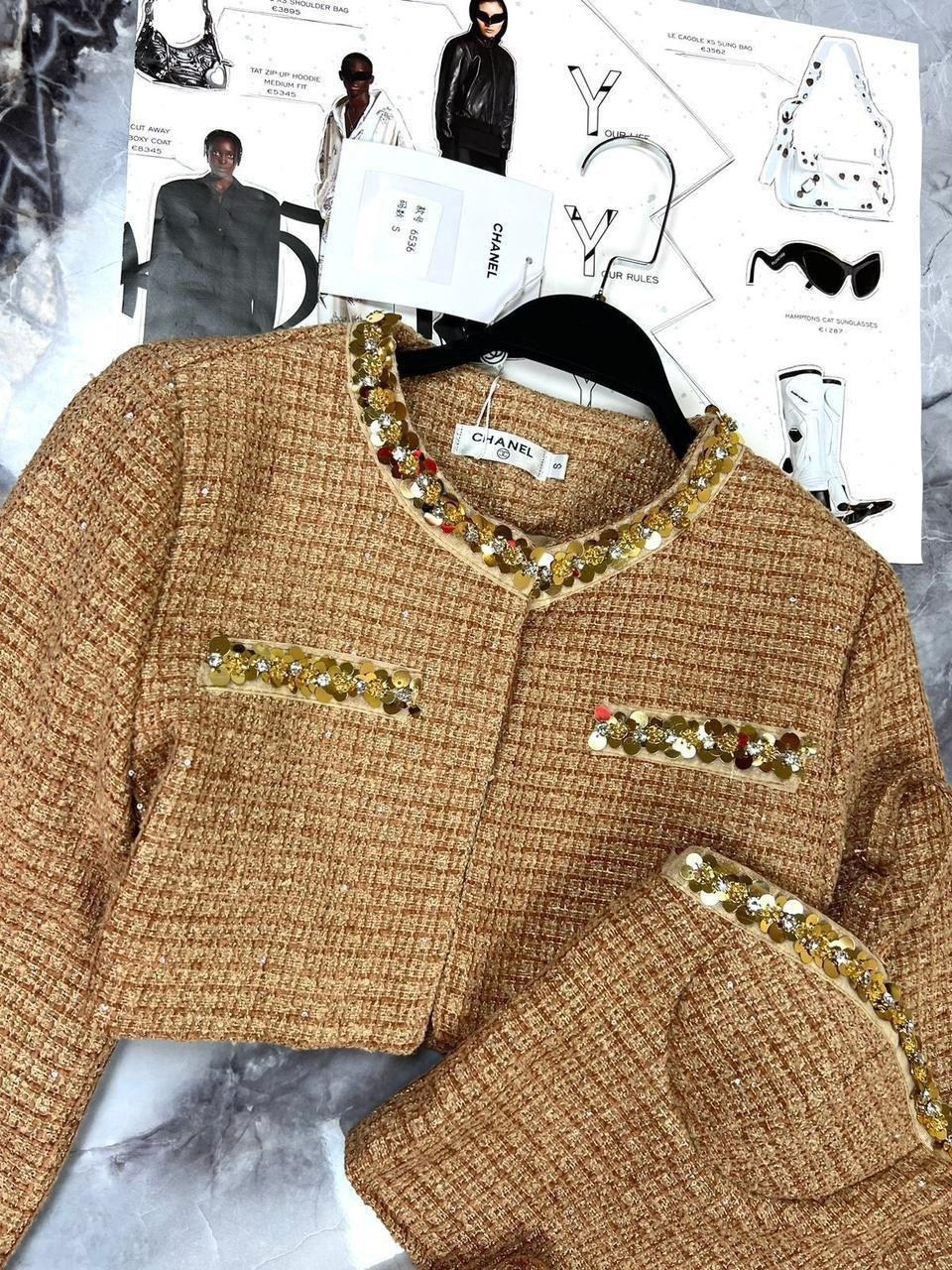 твидовый костюм,твидовый костюм с юбкой шанель o.balashova,твидовый костюм с юбкой,костюм классический,костюм твидовый пиджак и юбка verh 261156871