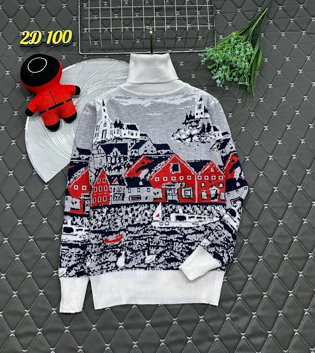 детский рождественский свитер для мальчиков pulltonic,свитер для мальчиков,свитер новогодний,свитер детский с оленями, новогодний anymalls темно-синий,джемпер детский