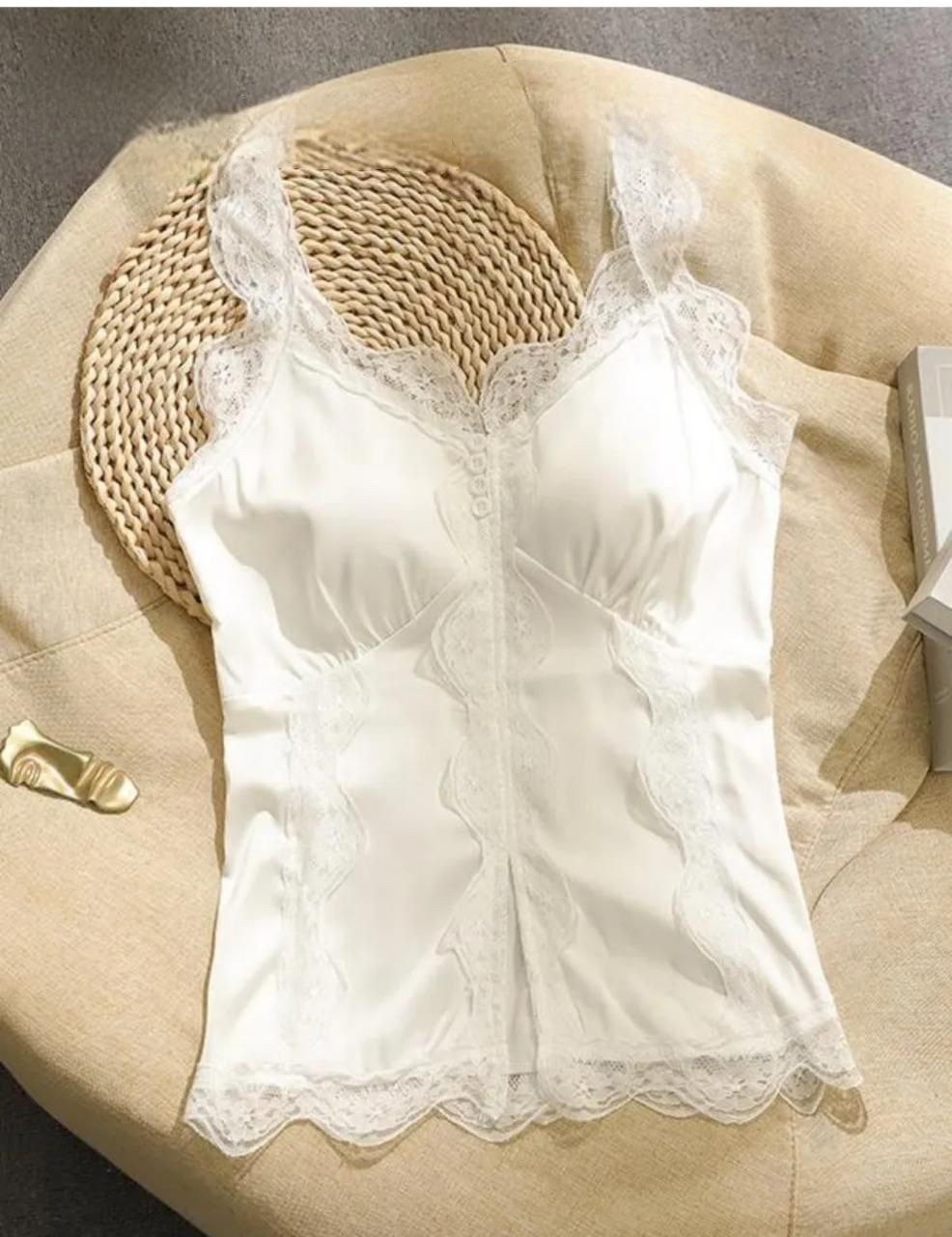 майка с кружевами,шелковый топ,топ с кружевом,топ женский кружевной,кружевная майка