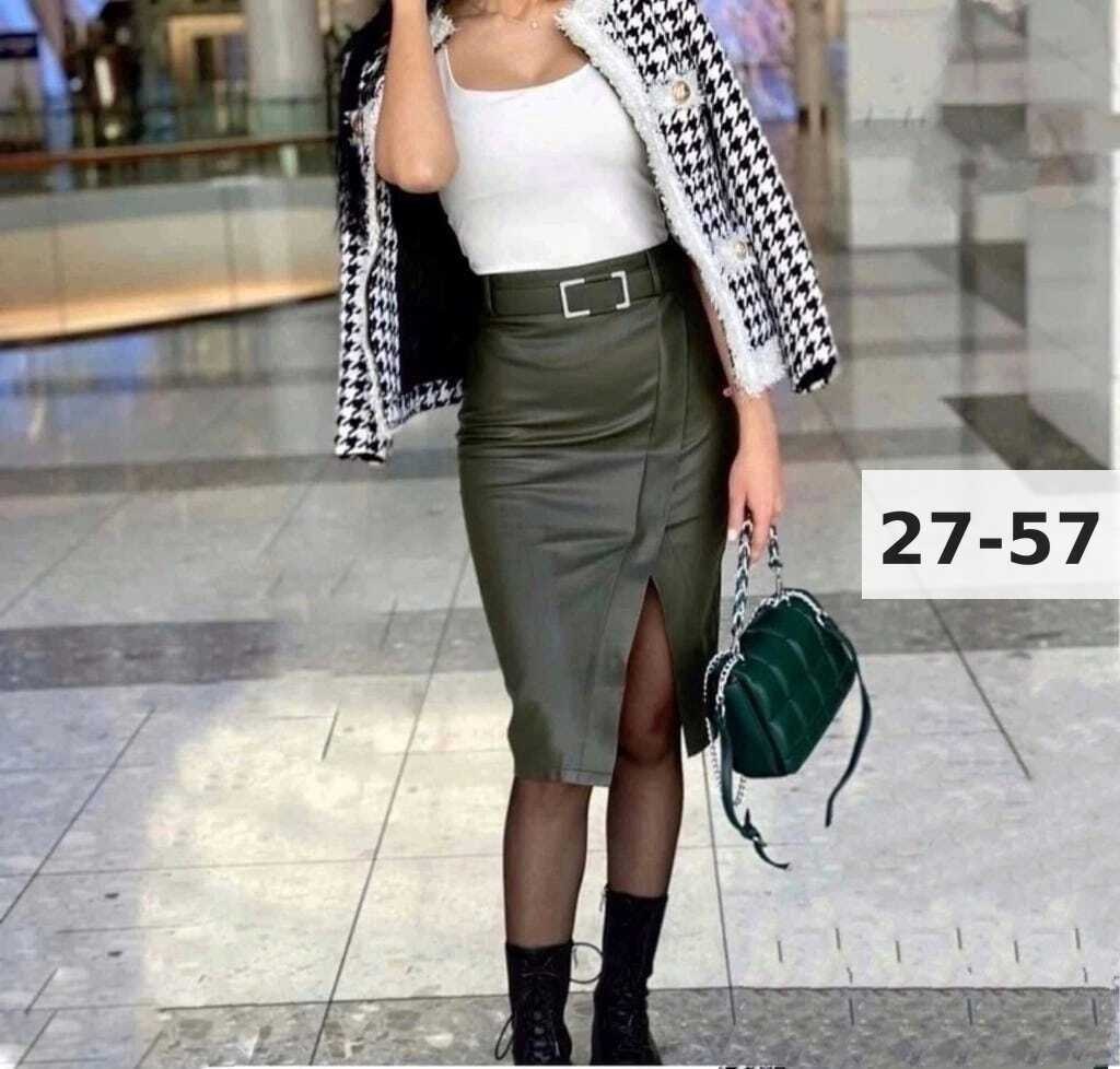 юбка из экокожи,юбка эко кожа,юбка женская кожаная,кожаная юбка,кожаный костюм с юбкой