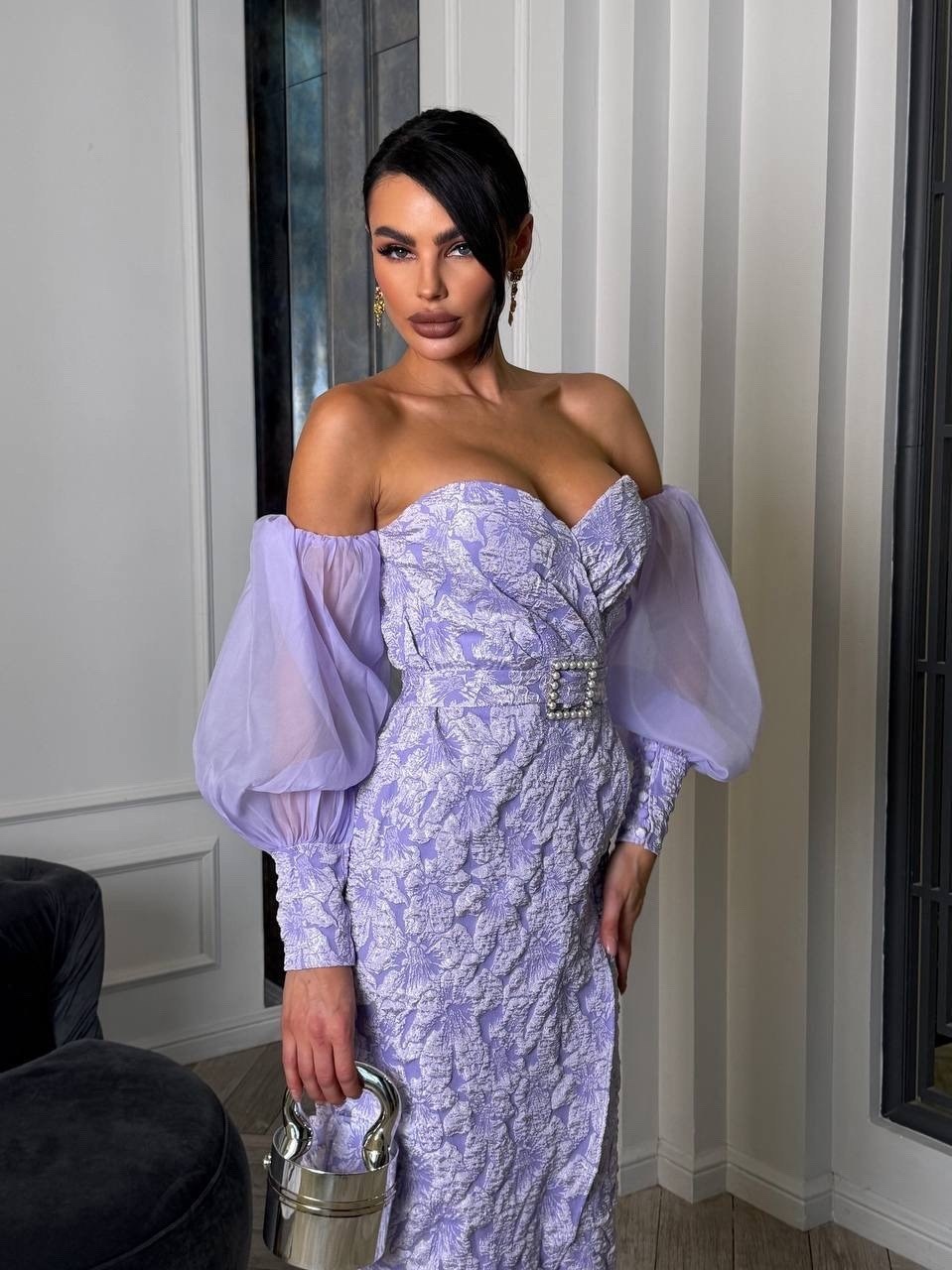 элегантное платье,вечернее платье,сиреневое платье,платье модное,платье