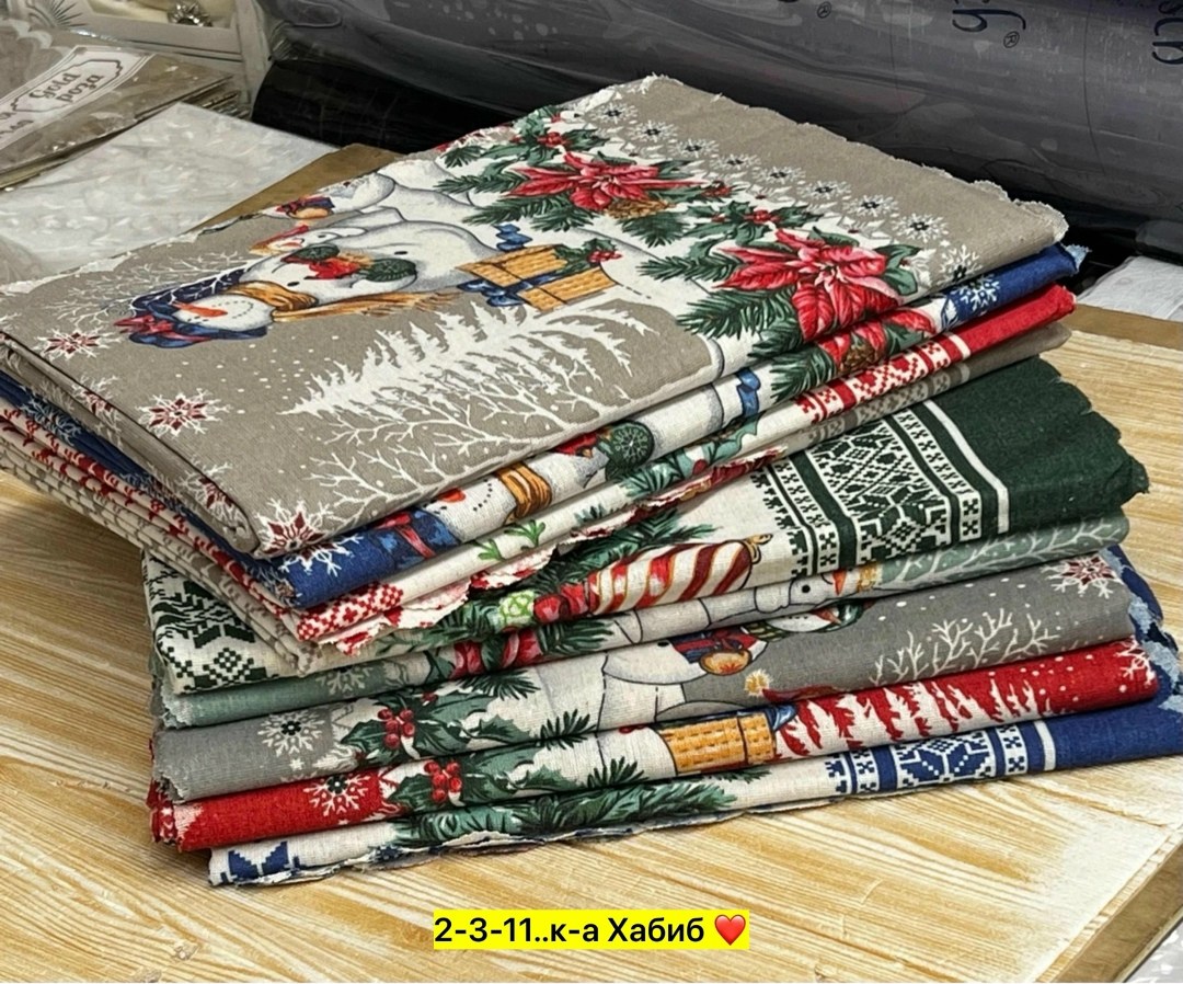 ткань рогожка новогодние приключения 100*150см,скатерть новогодняя,скатерть новогодняя лен,скатерть,скатерть лён