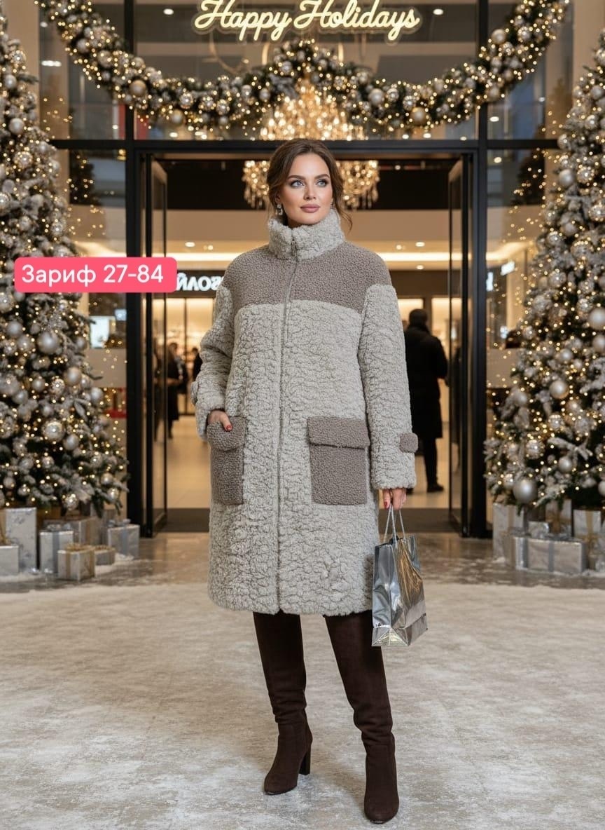 пальто чебурашка экошуба,пальто барашка,меховое пальто,утепленное пальто,шубы из овчины