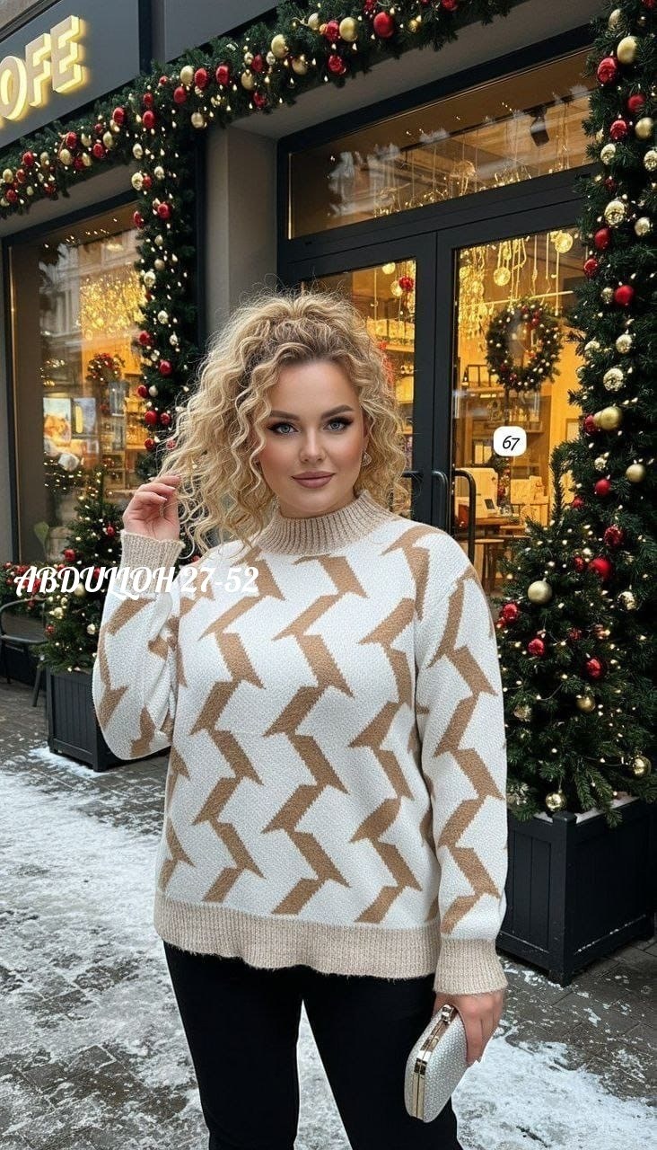 свитер женский,теплый свитер больших размеров niki&anni,вязаные свитера женские,свитер,свитер джемпер