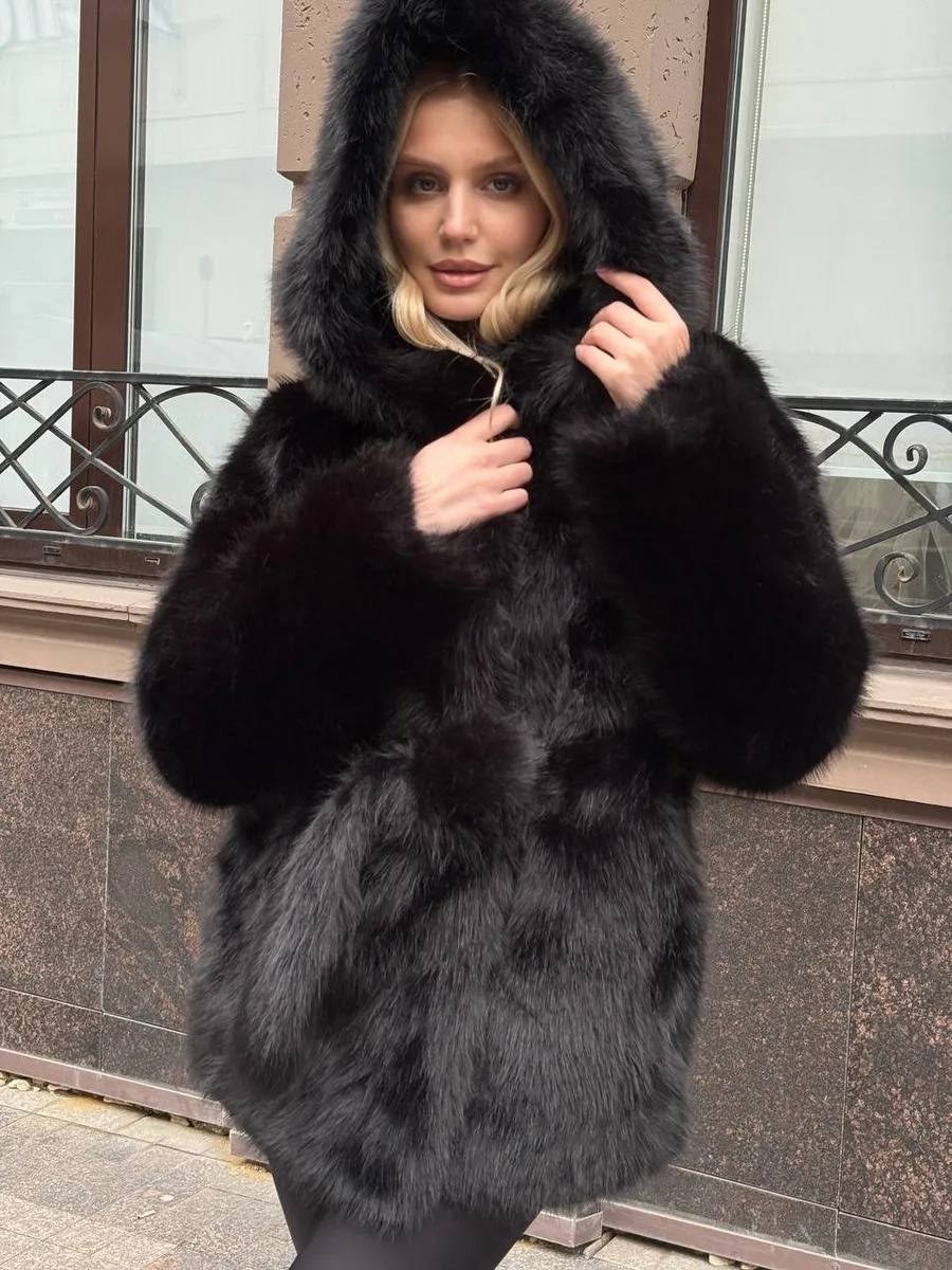 шуба искусственная,шуба,женская шуба,шуба искусственная экошуба зимняя fashion lis цвет черный,шуба искусственная короткая экошуба цвет черный