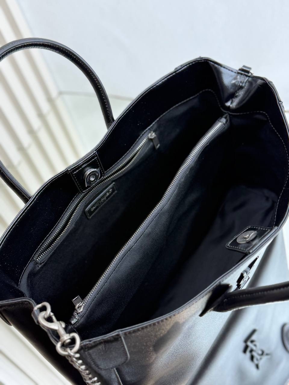 сумка yves saint laurent,кожаная сумка lux saint laurent,сумка тоут saint laurent ysl натуральная кожа,yves saint laurent женская чёрная сумка 39x23 см,сумка saint laurent из натуральной гладкой кожи