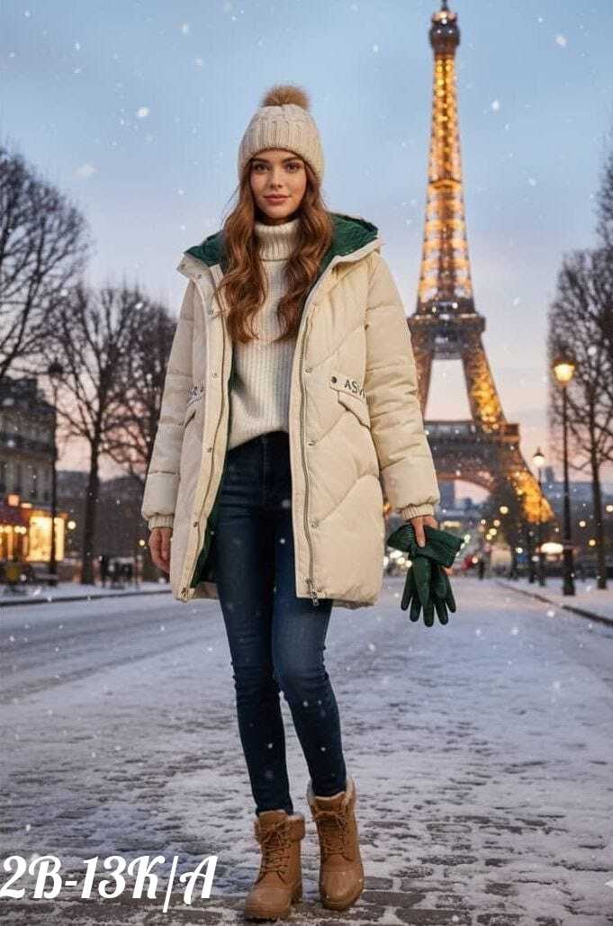 модная куртка,повседневная куртка,зеленый пуховик,женский пуховик,пальто пуховик