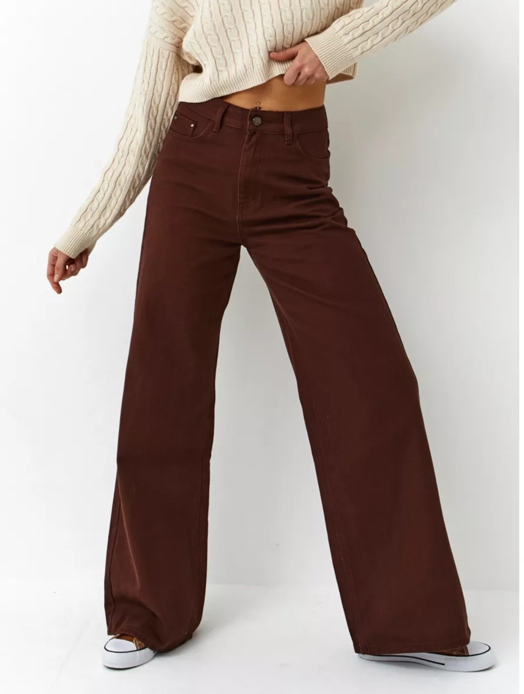 коричневые джинсы,коричневые джинсы женские,джинсы широкие коричневые,джинсы широкие,коричневые джинсы клеш