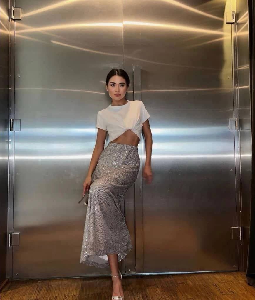 юбка макси с пайетками,юбка с пайетками длинная макси royalclothes,юбка с пайетками длинная макси royalclothes цвет серебро,юбка с пайетками длинная макси royalclothes цвет золотистый,lbtfa женская юб