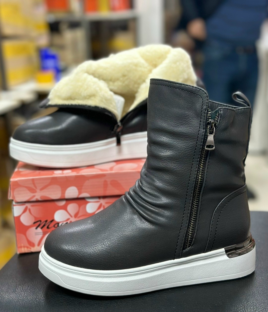 , женская зимняя,зимние сапоги для девочек, женская,полусапоги