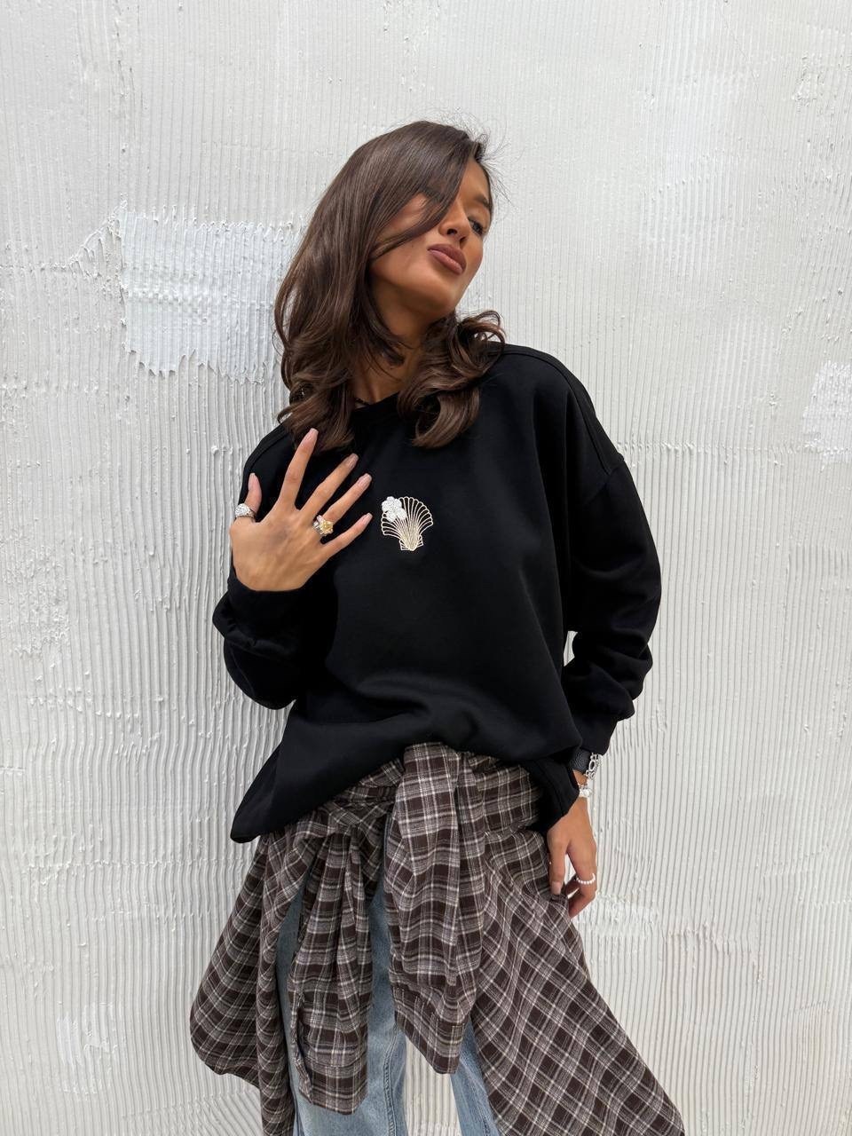 женский свитшот оверсайз с принтом assertive,свитшот женская,свитшот женский оверсайз,cвитшот оверсайз,свитшот белый оверсайз