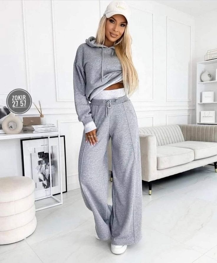 костюм спортивный с широкими брюками la.mek 52435822,женские костюмы,костюм спортивный,костюм спортивный с широкими брюками la.mek цвет бежевый,бежевый спортивный костюм