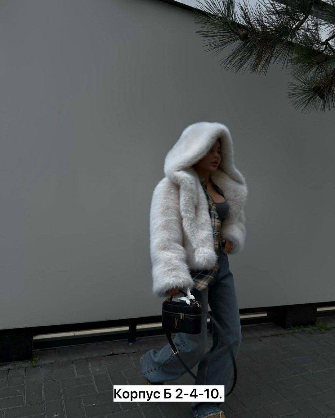 шуба женская,шубка,шуба искусственная экошуба зимняя с капюшоном (oversize) n&t store,шуба короткая,шуба