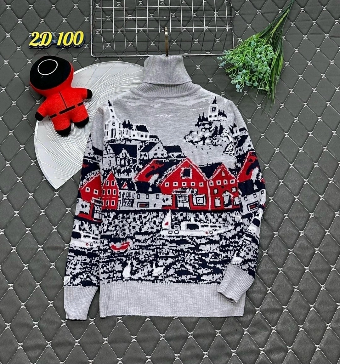 детский рождественский свитер для мальчиков pulltonic,свитер для мальчиков,свитер новогодний,свитер детский с оленями, новогодний anymalls темно-синий,джемпер детский