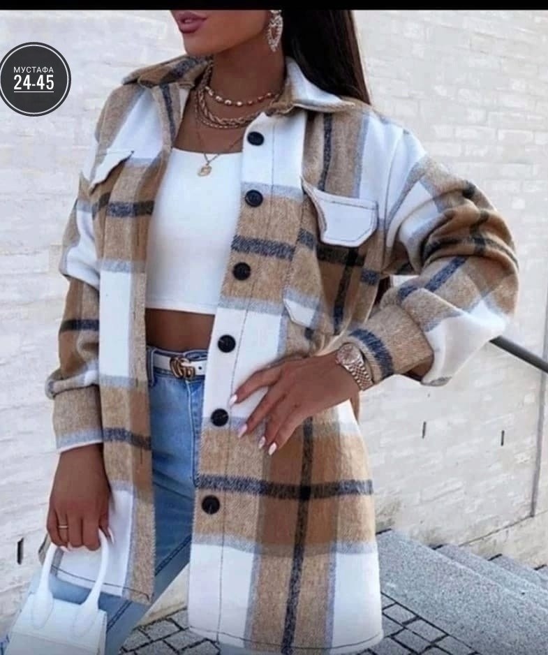 пальто в клетку,рубашка теплая в клетку оверсайз,рубашка женская оверсайз в клетку,куртка в клетку,клетчатая куртка