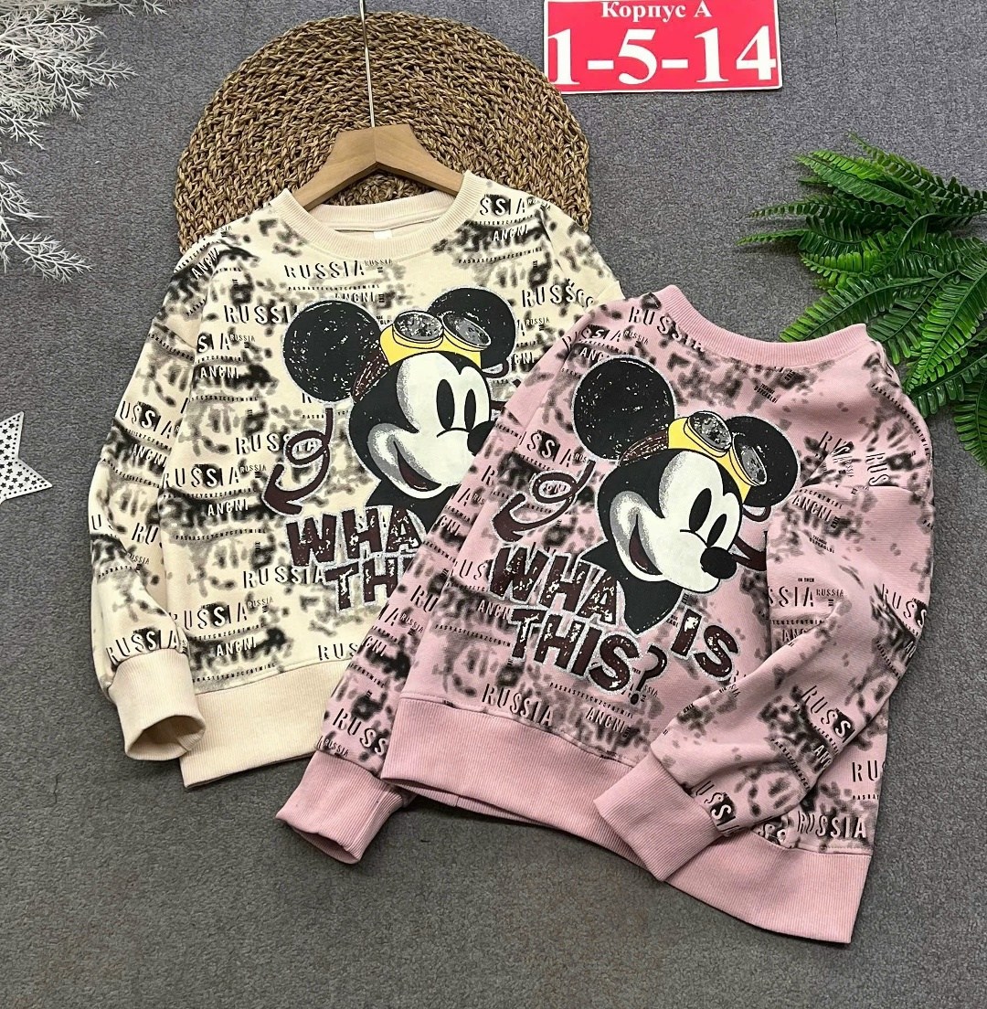 детская кофта,кофта свитшот для девочек,свитшот для девочки минни,детский свитшот кофта,свитшот женская