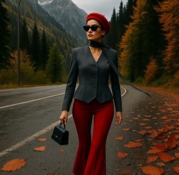 брюки клеш женские,брюки клеш,классические брюки клеш,брюки клеш от колена,красные брюки