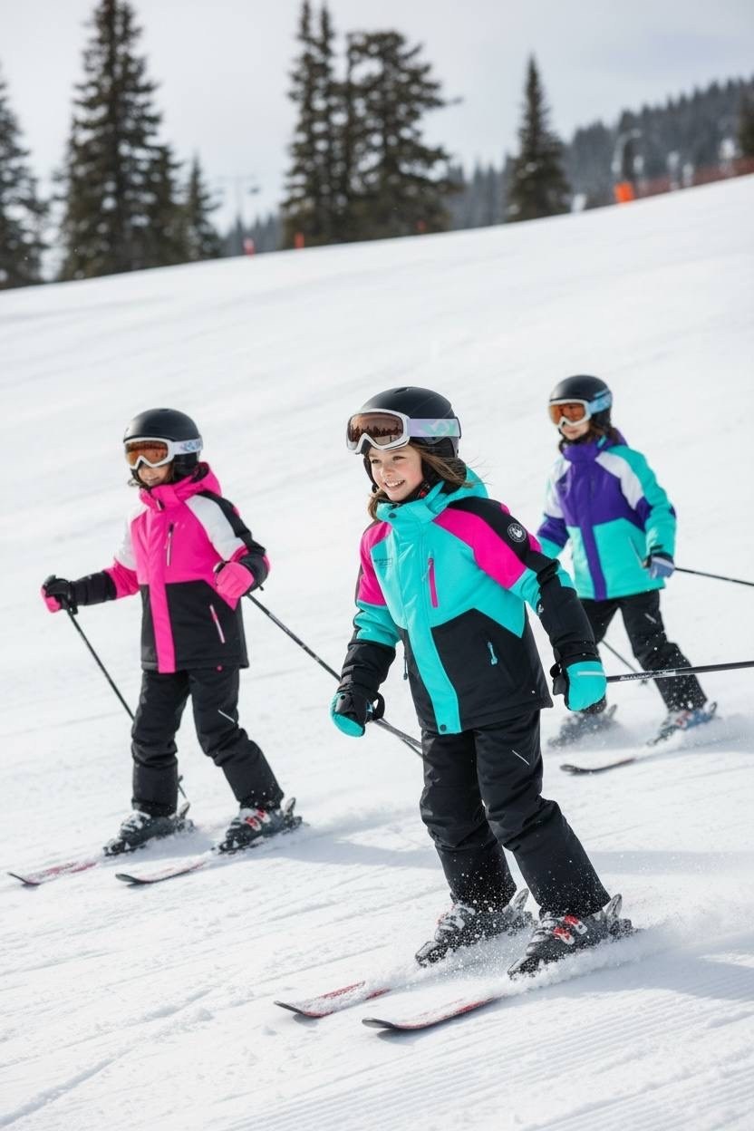 катание на лыжах,на горных лыжах,горнолыжные курорты,дети на лыжах,лыжи детские