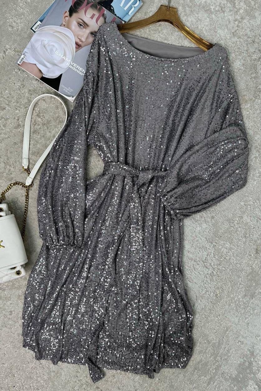 платье charutti свети как звезда (с поясом),платье с пайетками,платье,платье женская,платье с поясом