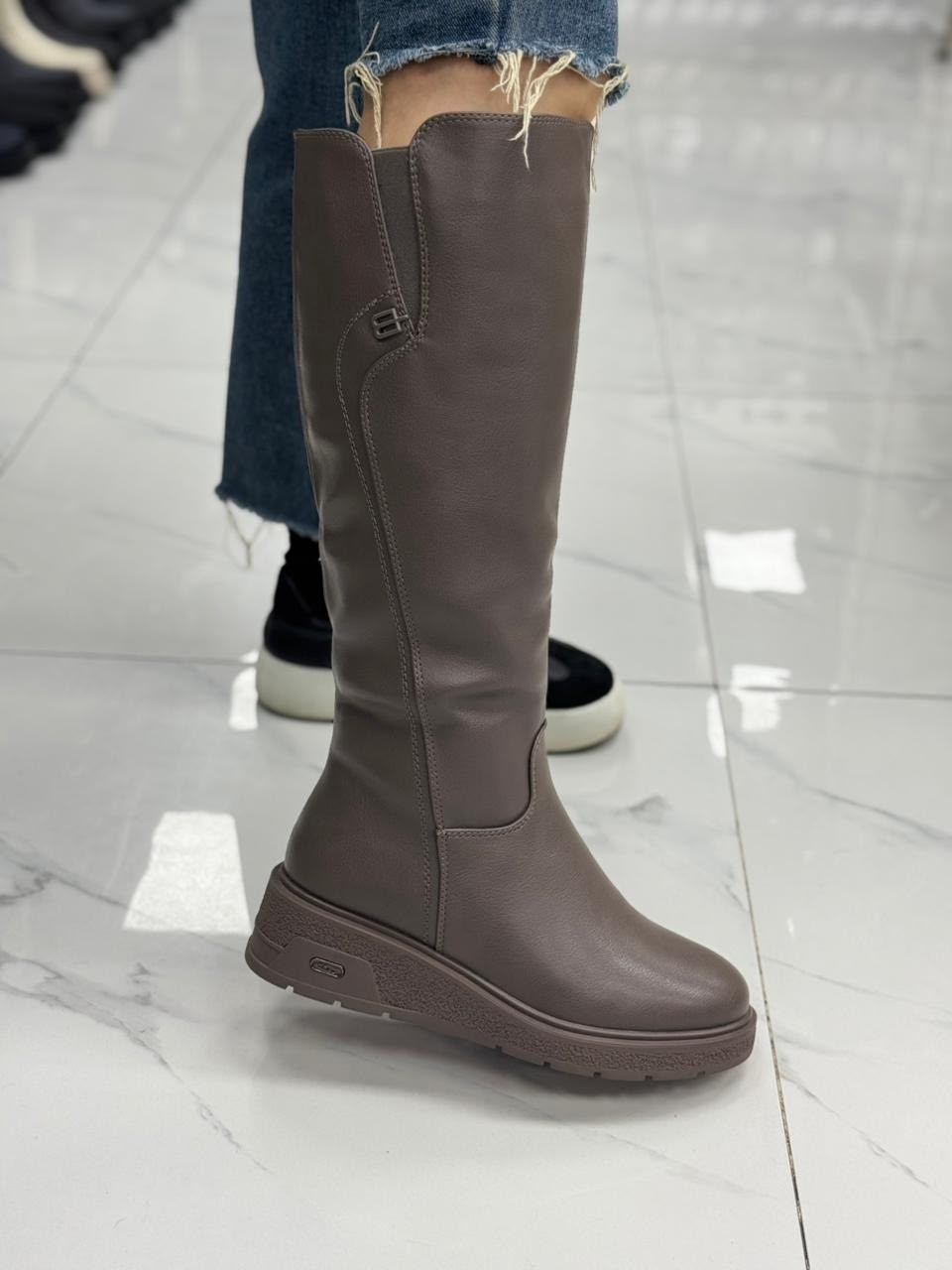 сапоги зимние женские эра,зимние сапоги женские,сапоги,сапоги женские,blossom e1-17 сапоги женские чер иск кожа