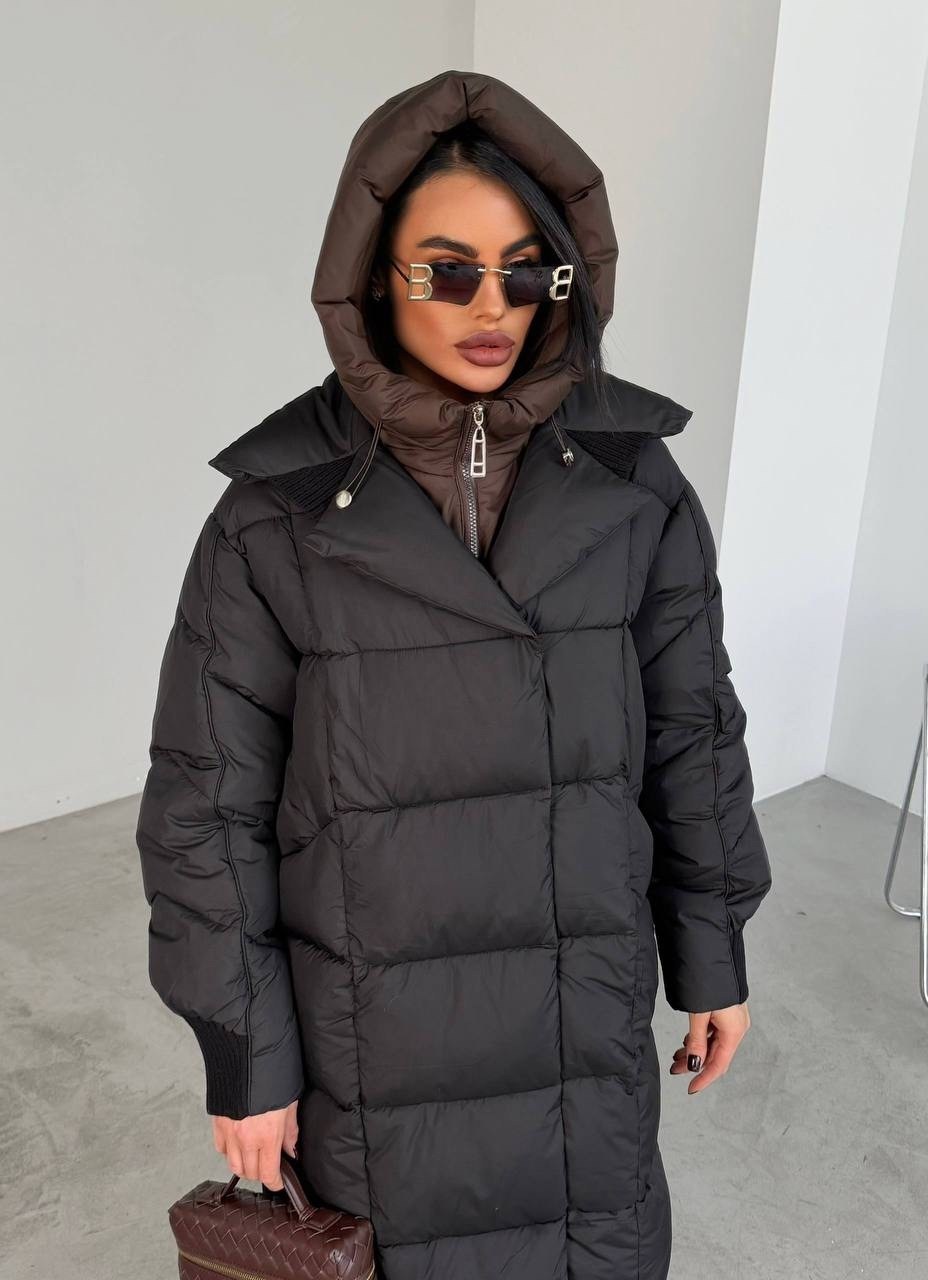 пуховик,пуховик женский,пуховик пальто,пуховик оверсайз женский,пуховик черный