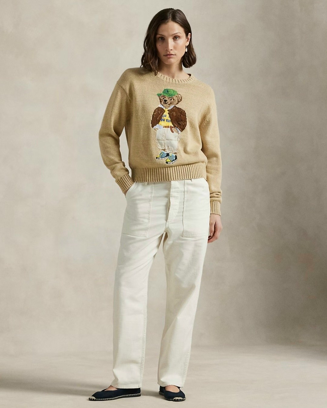 свитер polo ralph lauren,джемпер ральф лорен женский с медведем,polo ralph lauren bear свитер женский,хлопковый свитер polo ralph lauren,свитер polo bear из хлопка с интарсией ralph lauren