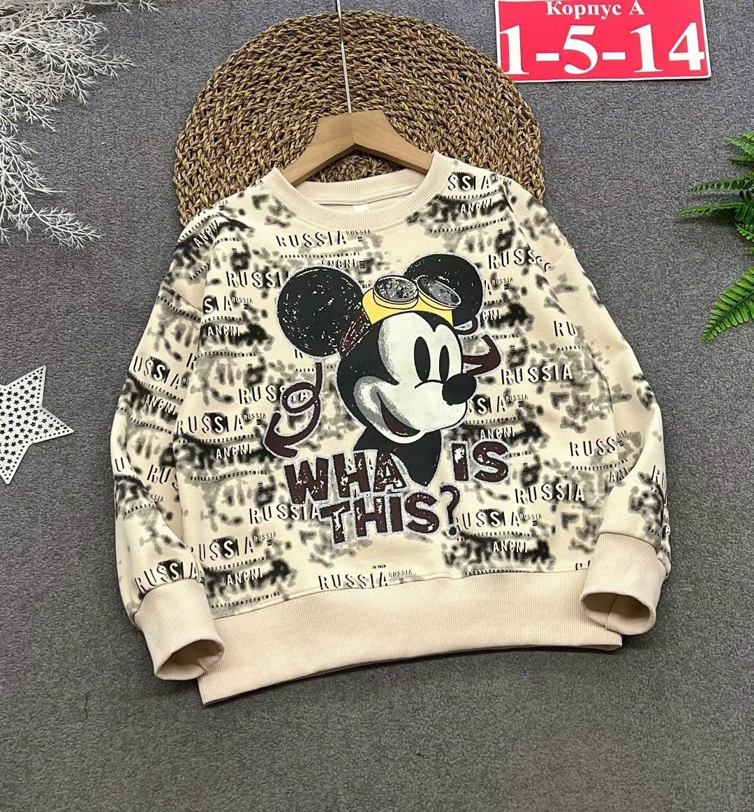 детская кофта,кофта свитшот для девочек,свитшот для девочки минни,детский свитшот кофта,свитшот женская