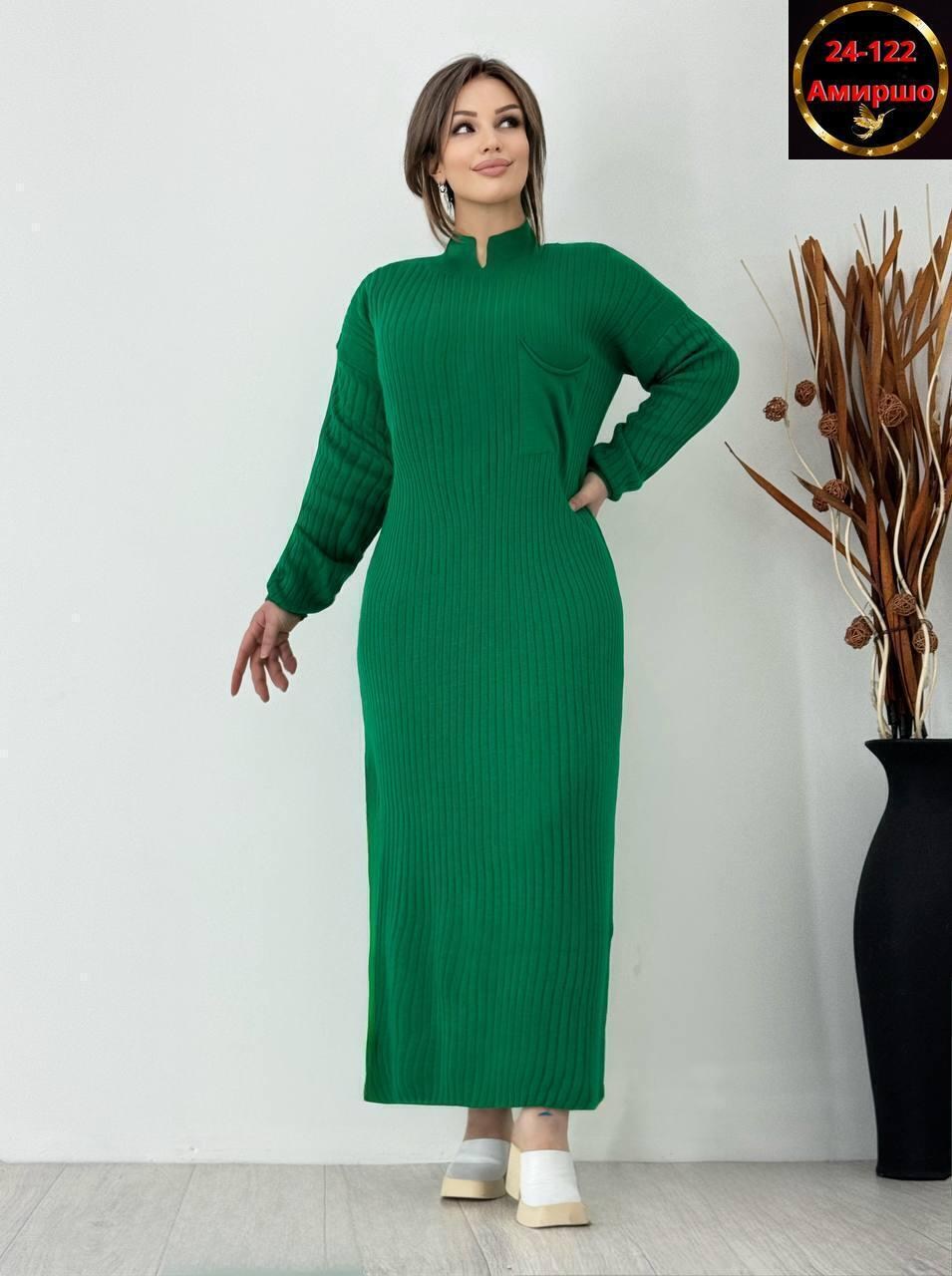 мусульманская платья,трикотажное платье,платье женская,платье теплое,вязаное платье