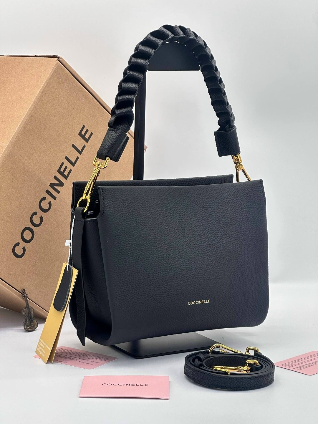 сумка coccinelle,сумка женская coccinelle,сумка coccinelle черный boheme,сумка женская coccinelle черная,сумка boheme coccinelle