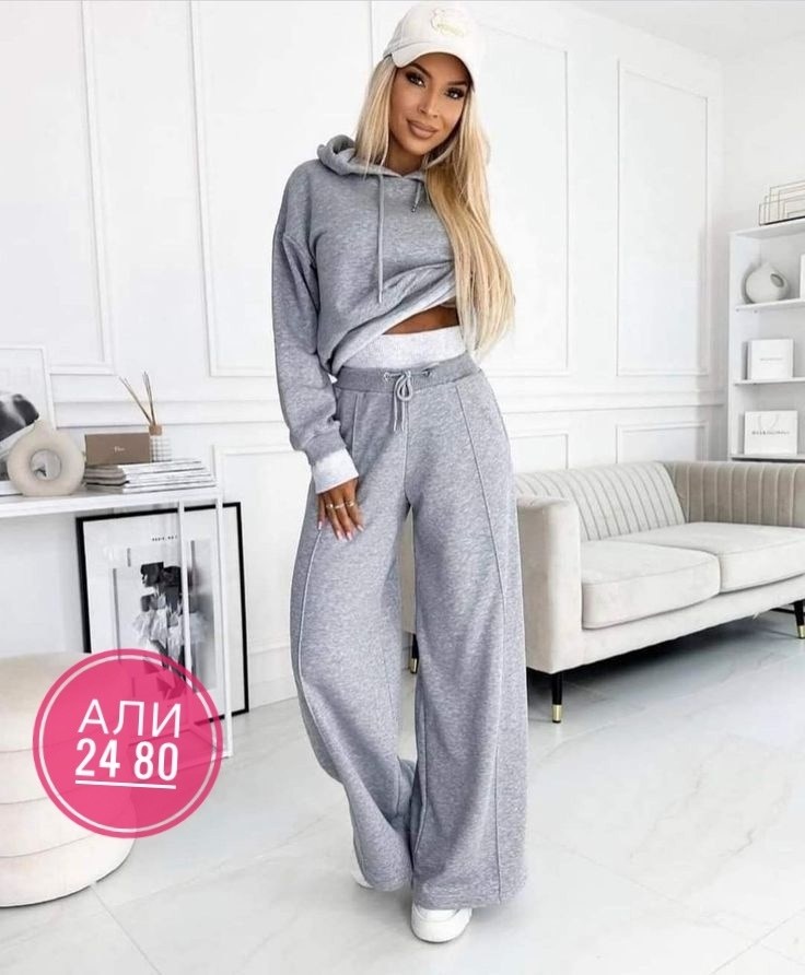 костюм с широкими штанами,брючный костюм в спортивном стиле,костюм женский на флисе,костюм спортивные женские костюмы,костюм с брюками