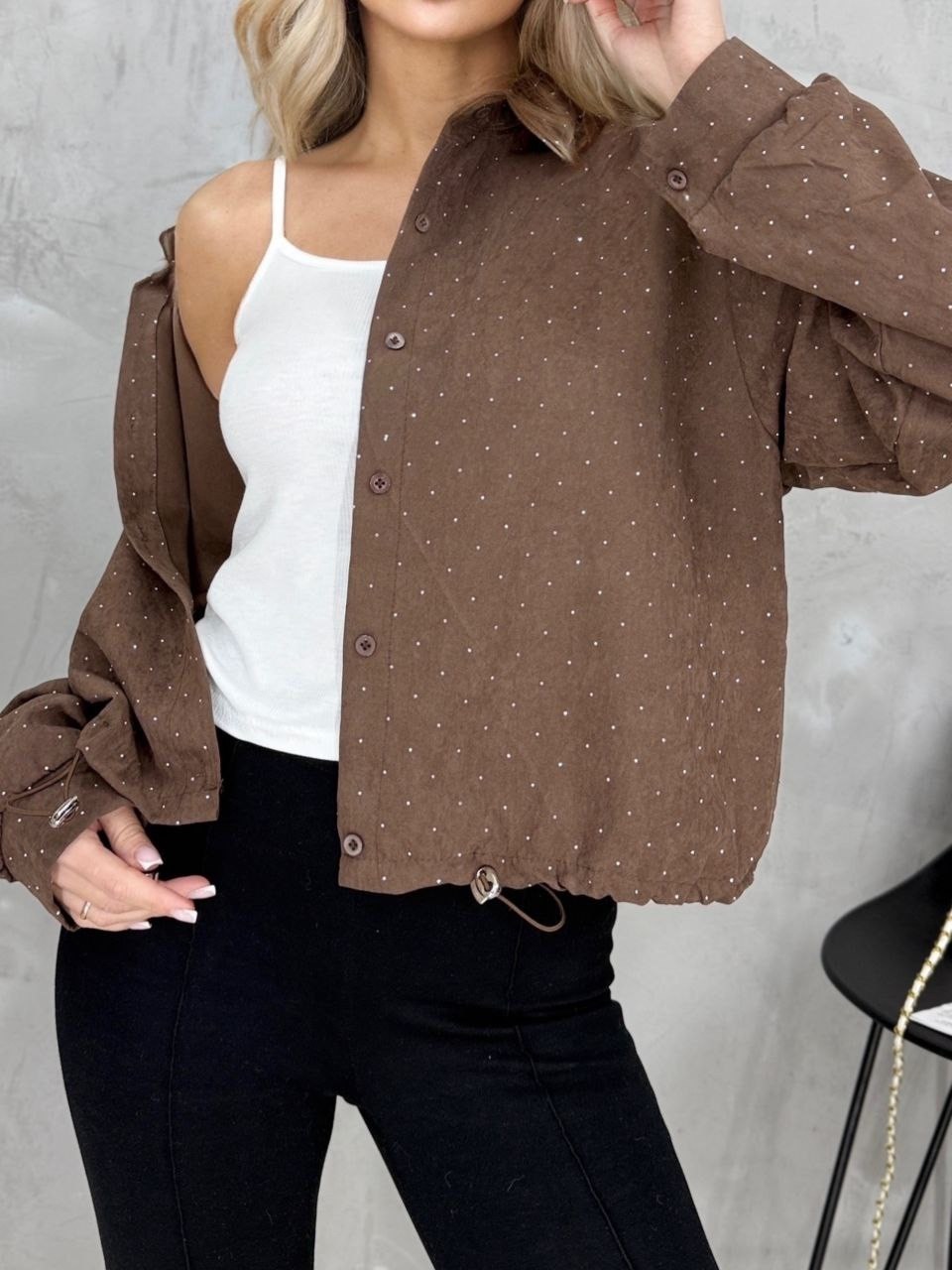 женская рубашка,рубашка коричневая,стильная куртка,рубашка,женская блузка