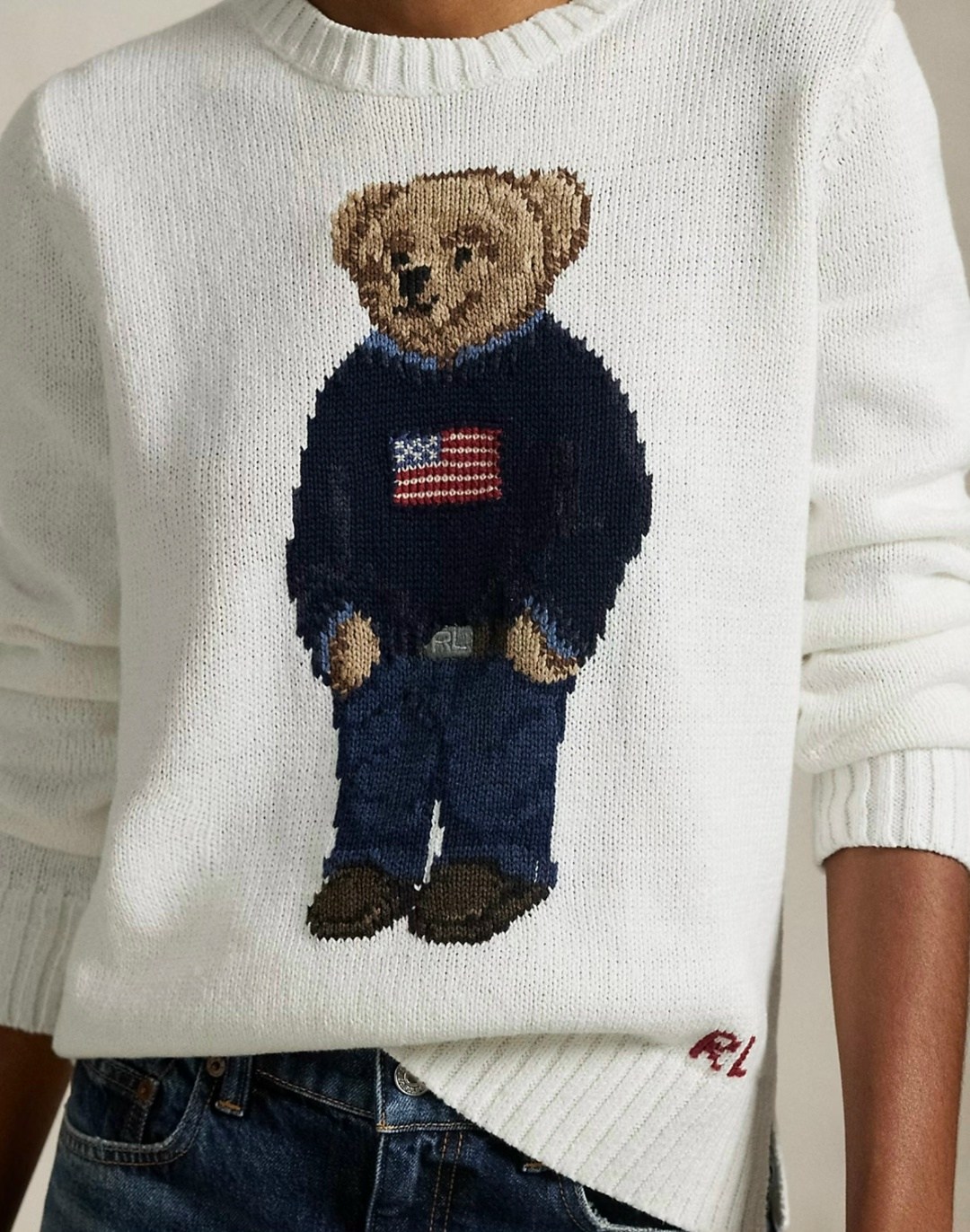 свитер polo ralph lauren,джемпер ральф лорен женский с медведем,polo ralph lauren bear свитер женский,хлопковый свитер polo ralph lauren,свитер polo bear из хлопка с интарсией ralph lauren