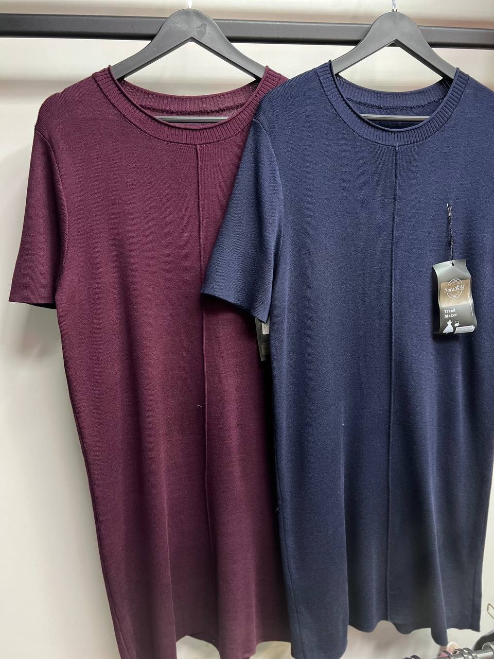 трикотажное платье,платье прямое,модное платье,свободное платье,простое платье