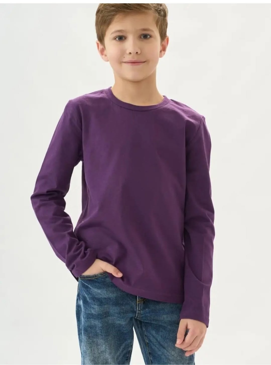 лонгслив uzcotton,лонгслив детские,лонгслив мальчика,лонгсливы подростковые,детский лонгслив