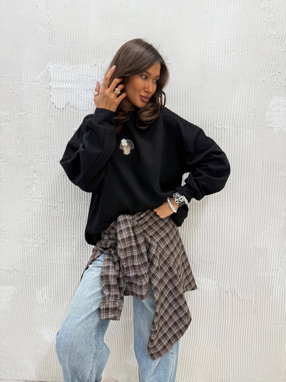 женский свитшот оверсайз с принтом assertive,свитшот женская,свитшот женский оверсайз,cвитшот оверсайз,свитшот белый оверсайз