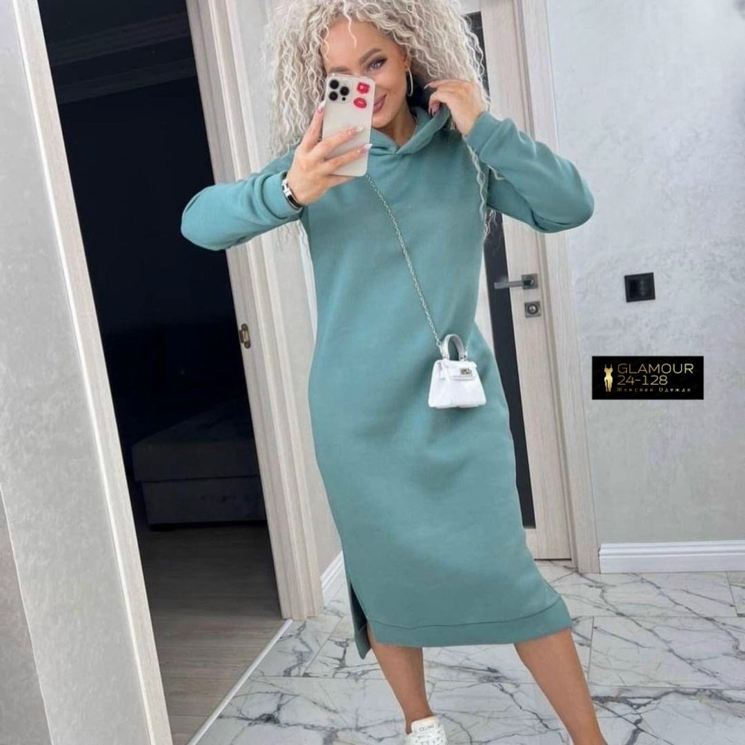 платье с капюшоном теплое,платье с капюшоном,платье на флисе,платье-худи,платье теплое