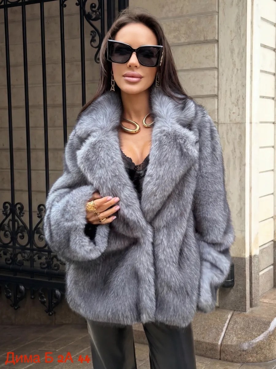 шуба короткая серая экомех yana furs,шуба искусственная,шубка,шуба,женская шуба