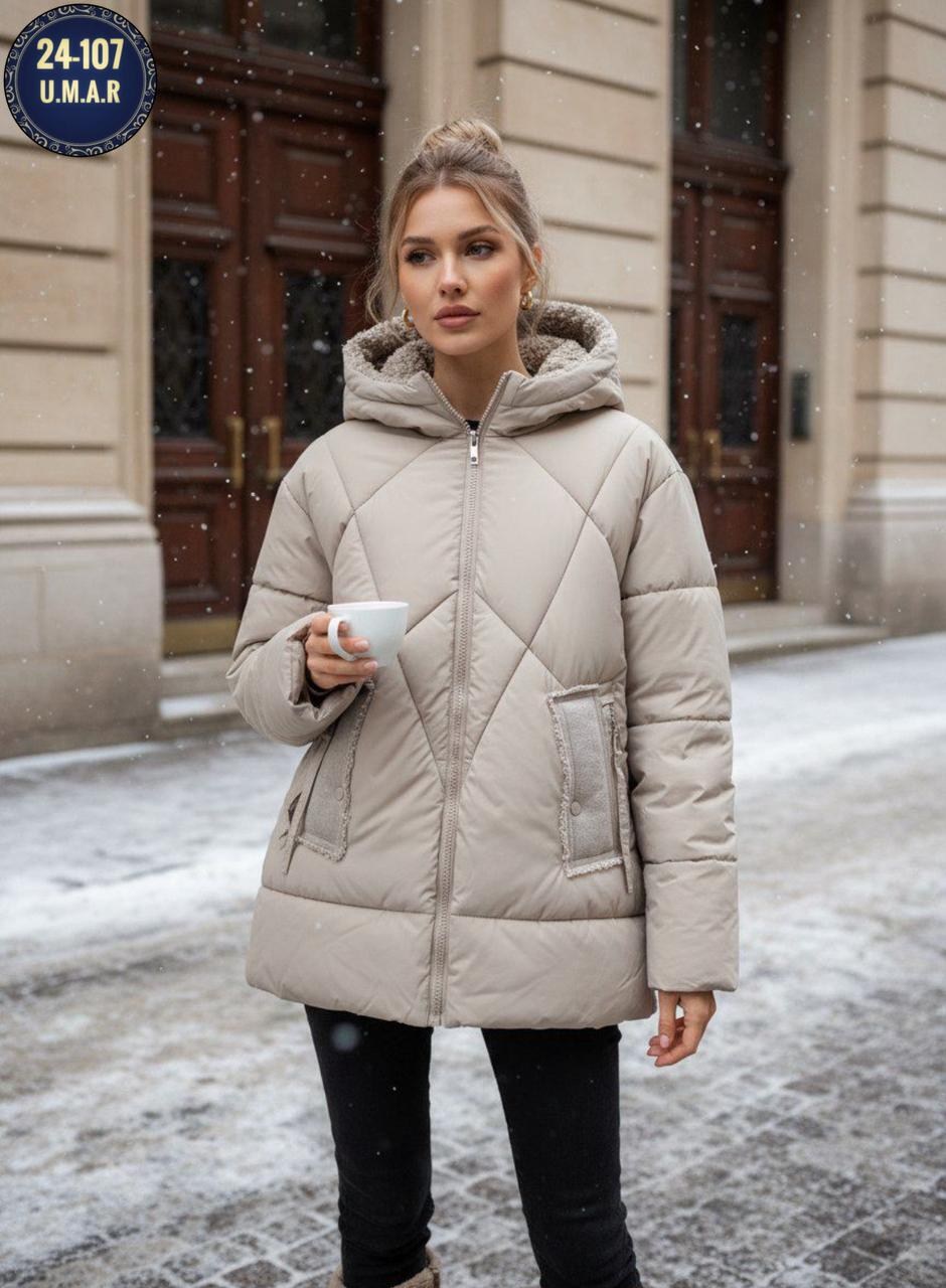 куртка демисезонная,куртка женская бежевая,куртка женская,удлиненная куртка,пуховик creanova boutique хаки 44 ru