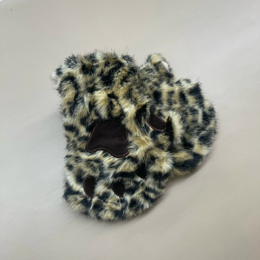 варежки зимние меховые леопард nc store,варежки меховые женские,варежки меховые,варежки теплые меховые леопардовые ugg,женские варежки