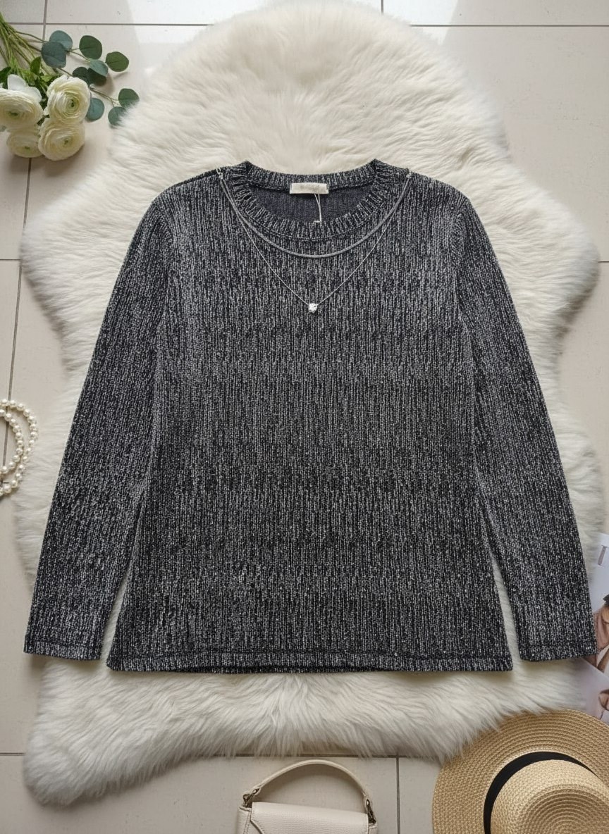 джемпер,свитер джемпер,джемпер с пайетками,джемпер с люрексом,женская кофта