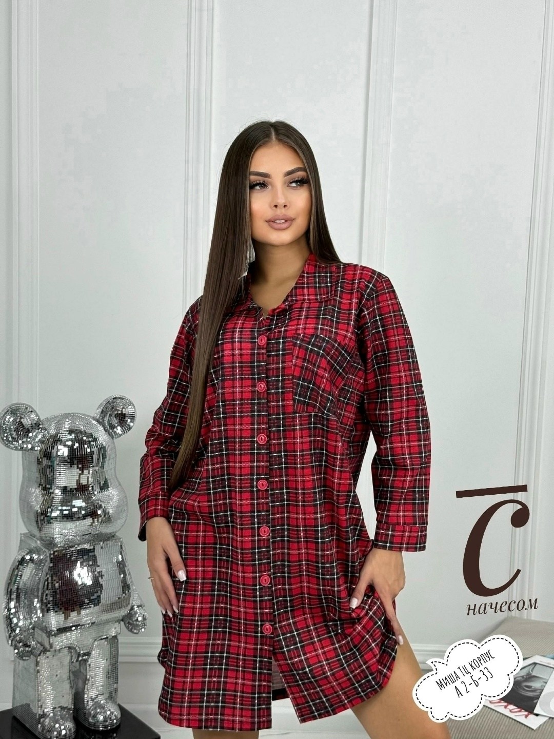 рубашка-туника женская,женская рубашка в клетку,платье-рубашка больших размеров,рубашка платье в клетку,рубашка туника