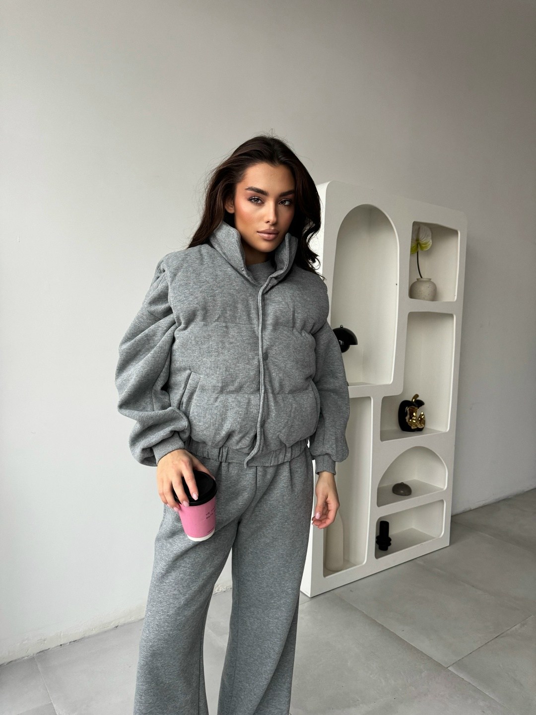 костюм на флисе,костюм тройка с курткой,miu miu женский серый костюм тройка premium,трендовый костюм тройка с курткой,костюм тройка женский