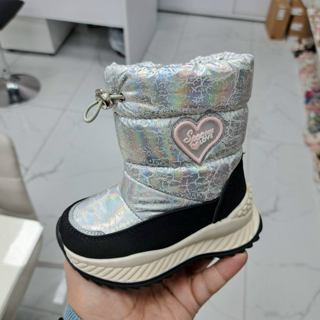 сапожки зимние для девочки,дутики сказка,дутики зимние том.м т-10306-b,дутики для девочки,сапоги детские для девочки