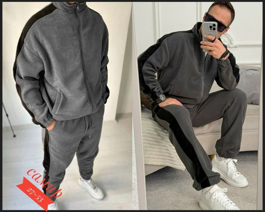 branki костюм спортивный размер цвет серый,спортивный костюм для мужчин двухсторонний флис,branki серый мужской костюм спортивный,костюм двойка для мужчин двухсторонний флис,мужской спортивный костюм
