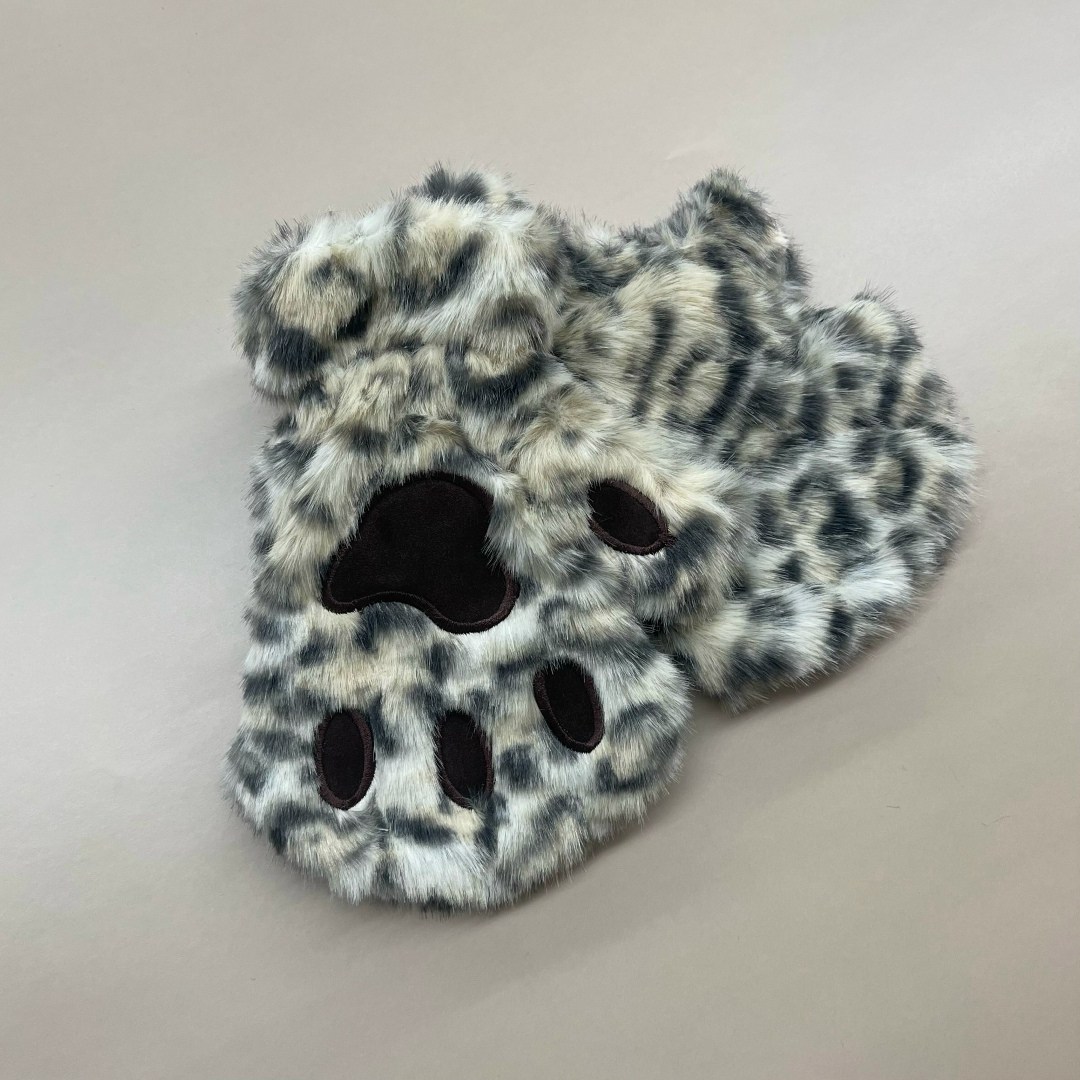 варежки зимние меховые леопард nc store,варежки меховые женские,варежки меховые,варежки теплые меховые леопардовые ugg,женские варежки