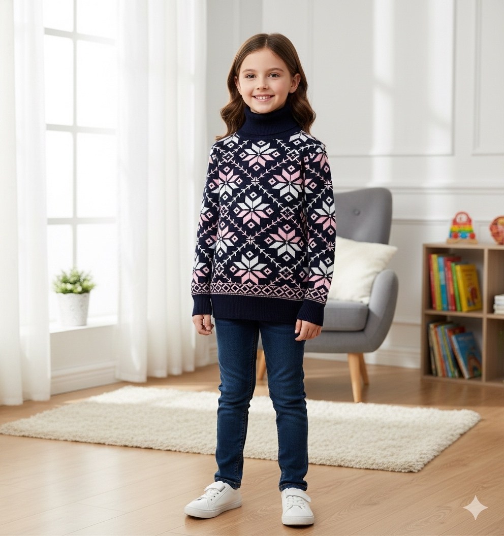 джемпер для девочек,детский свитер,джемпер детский,свитер детская,кофта новогодняя
