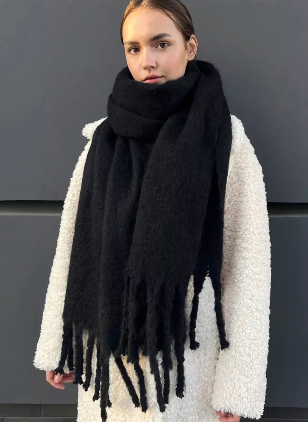 шарф теплый зимний,шарф женские,шарф,шарф белый,теплые шарфы