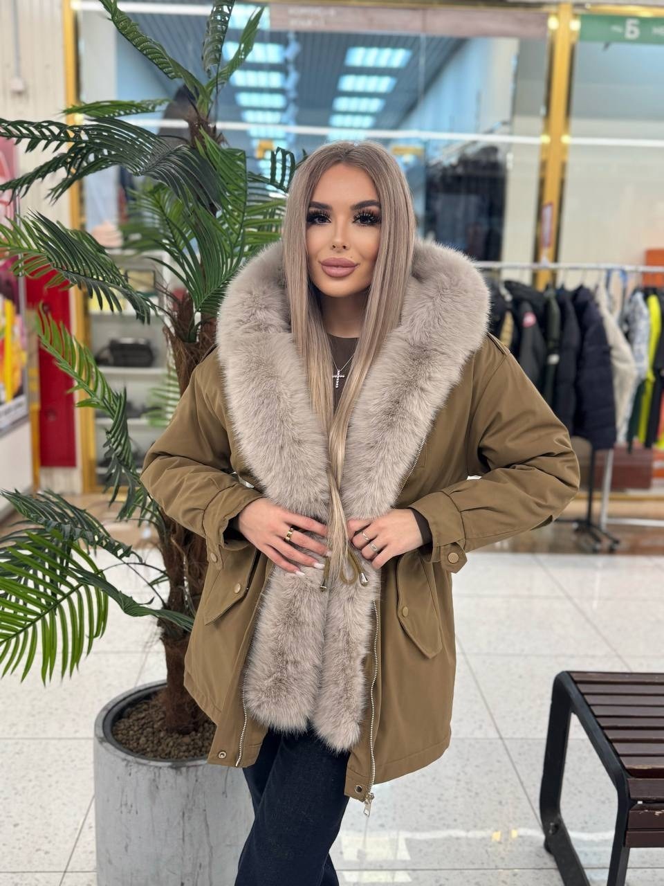 парка с натуральным мехом,парка с мехом,парка зимняя с натуральным мехом nanu furs 331158595,парка с мехом песца,парку с мехом