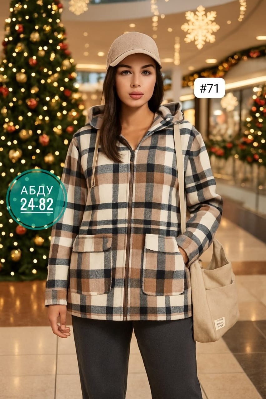 женская кофта,кофта кардиган,кардиган,рубашка клетку с капюшоном,женская куртка